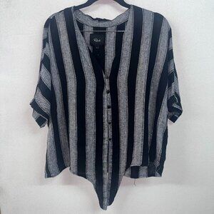 Rails Thea Thompson Stripe Linen Blend Top